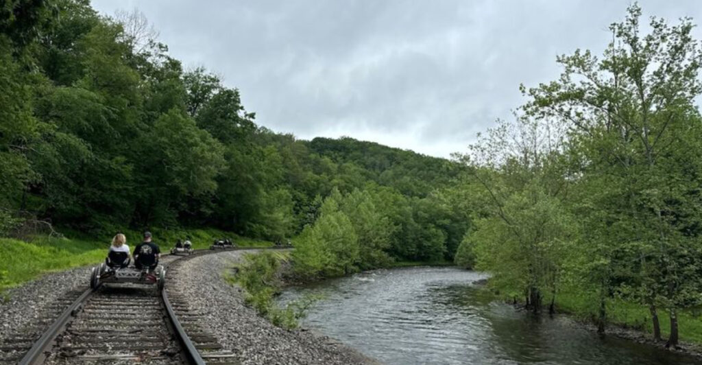 This Beautiful Pennsylvania Rail Trail Offers A One-Of-A-Kind Pedal Adventure