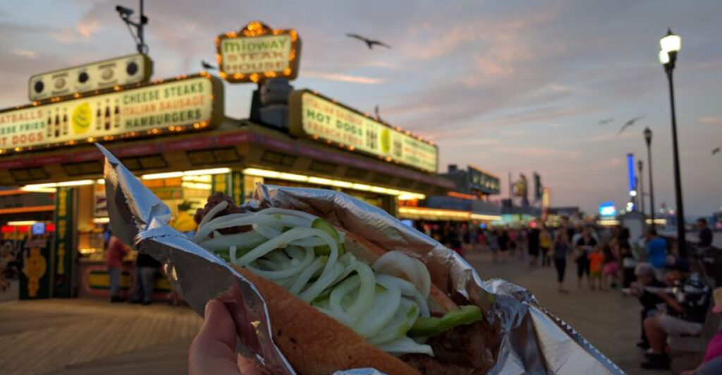 This Classic New Jersey Boardwalk Stand Serves a Cheesesteak Worth Coming Back For