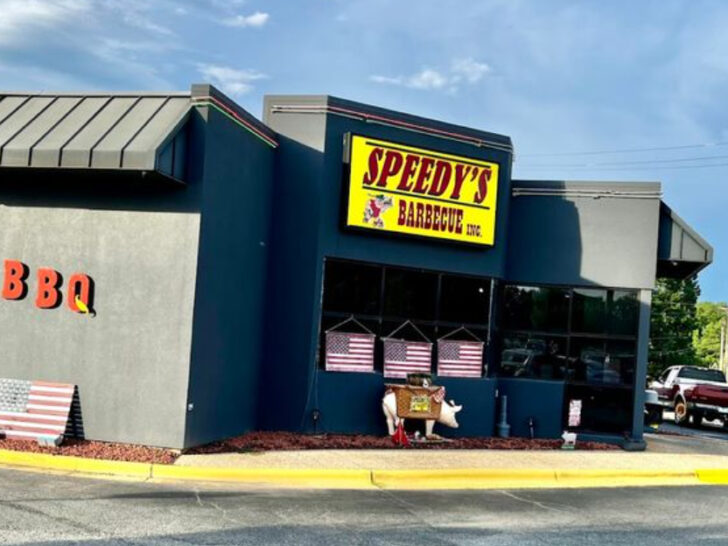 This North Carolina BBQ Spot Began as a Drive-In in the 1960s and Still Offers Curb Service Where You Honk for Your Order