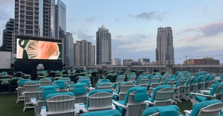 This Rooftop Cinema in Texas Might Be the Coolest Movie Night Ever