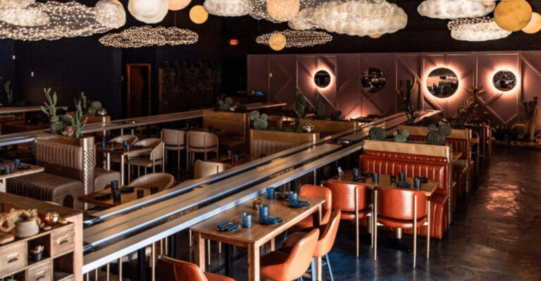 This Space-Themed Texas Restaurant Delivers Food on Rocket Ships (Yes, Really)
