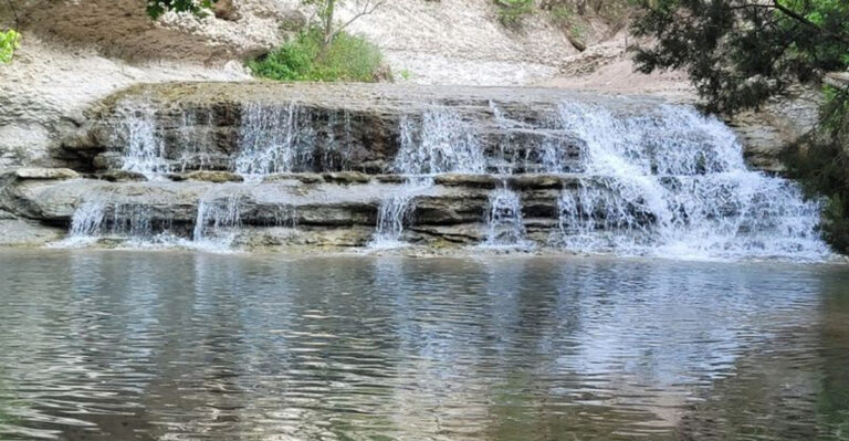 This Texas Trail Packs Waterfalls, Swimming Holes, and a Suspension Bridge Into Less Than Two Miles