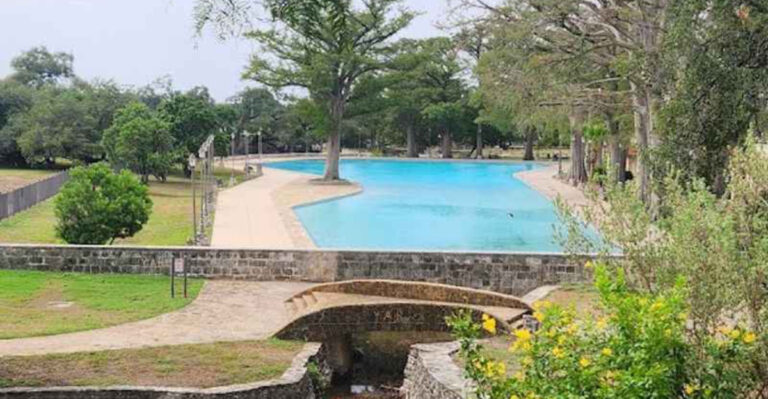 You Can Still Swim in This 100-Year-Old Spring-Fed Texas Pool