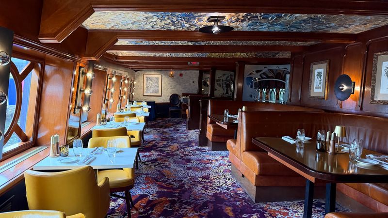 A Restaurant Inside a Historic Tall Ship