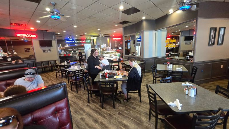 A cozy diner feel with serious sweet payoff A cozy diner feel with serious sweet payoff