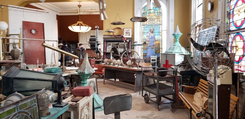 A treasure hunt inside a historic-feeling space