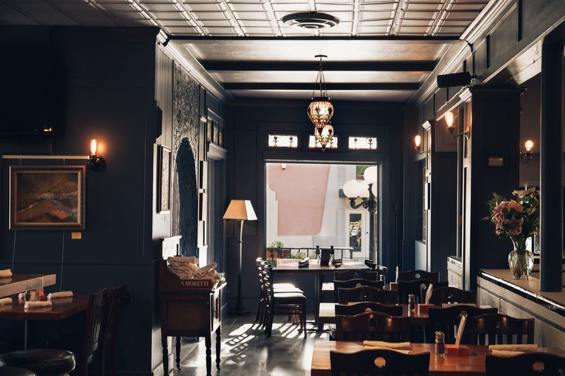 An artsy dining room with real neighborhood charm