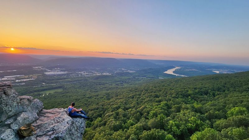 At Golden Hour, The Tennessee Valley Glows Below You