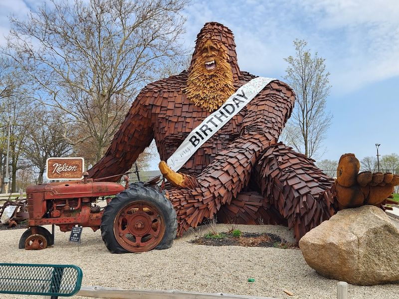 Bear Hollow Sasquatch Carving (Celina)