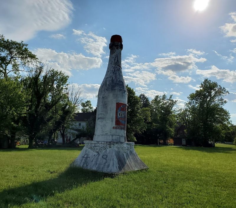 Big Concrete Champagne Bottle — New Gretna Big Concrete Champagne Bottle — New Gretna