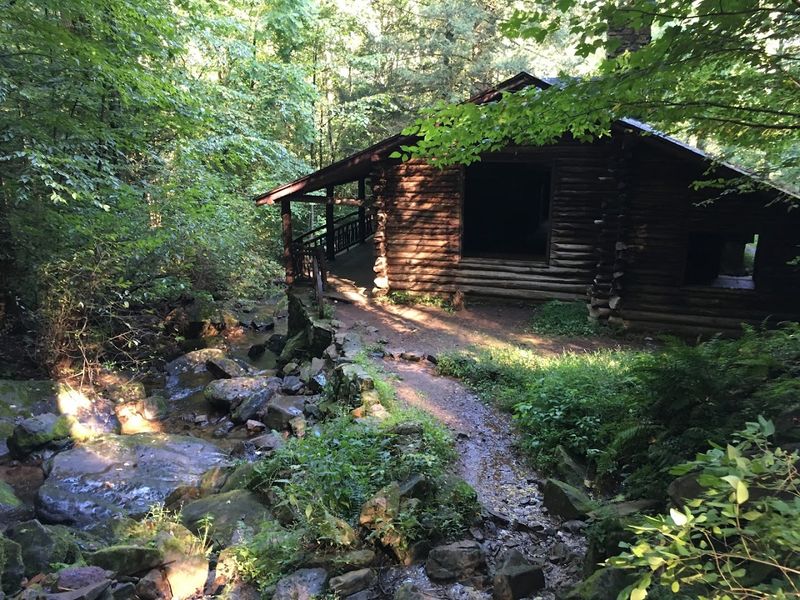 Bordner Cabin gives the park its most memorable historic stop