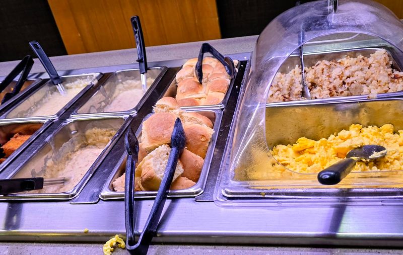 Breakfast has its fans, especially if you arrive early
