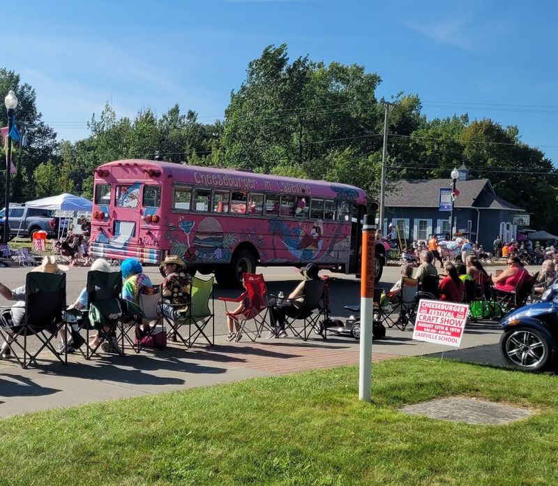 Cheeseburger in Caseville — August