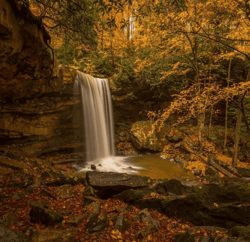 Cucumber Falls in Ohiopyle