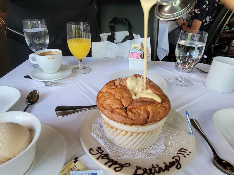 Desserts and Nightcap: Souffle, Bread Pudding, and Sweet Finishes