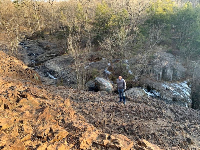 Hemlock Falls Trail at South Mountain Reservation