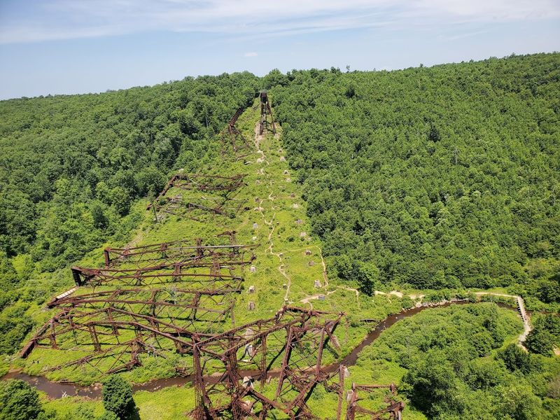 Hiking Down to the Wreckage Below Hiking Down to the Wreckage Below