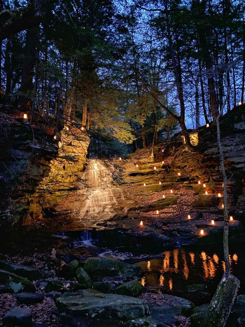 Honey Run Waterfall, Howard, Ohio
