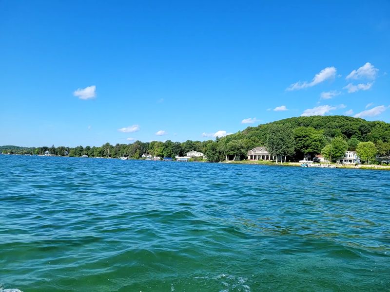 How the Surrounding Towns Frame the Lake