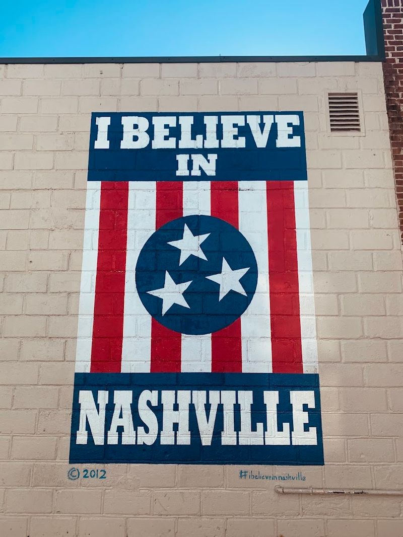 I Believe in Nashville Mural — Nashville