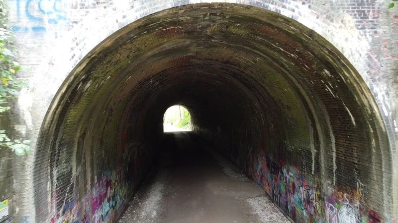 Inside The Tunnel, Art And Decay Collide