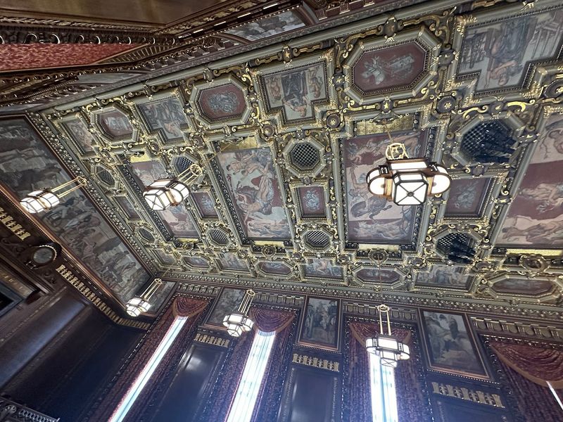 Inside, the murals and details steal the show Inside, the murals and details steal the show