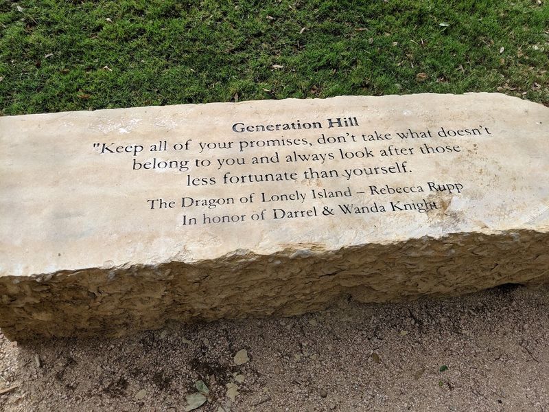 Inspiring Stone Benches With Famous Literary Quotes Inspiring Stone Benches With Famous Literary Quotes
