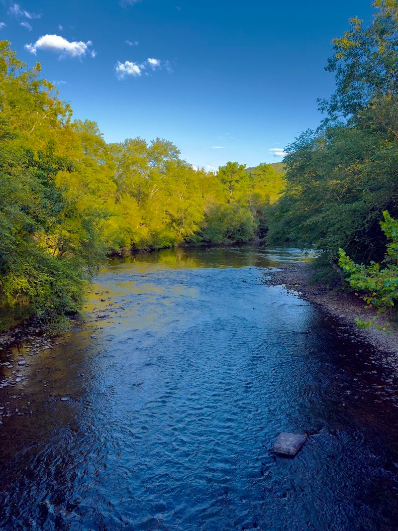 Kayaking and floating through one of the park's best experiences