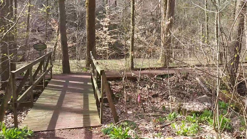 Miles of easygoing trails through woods and gardens