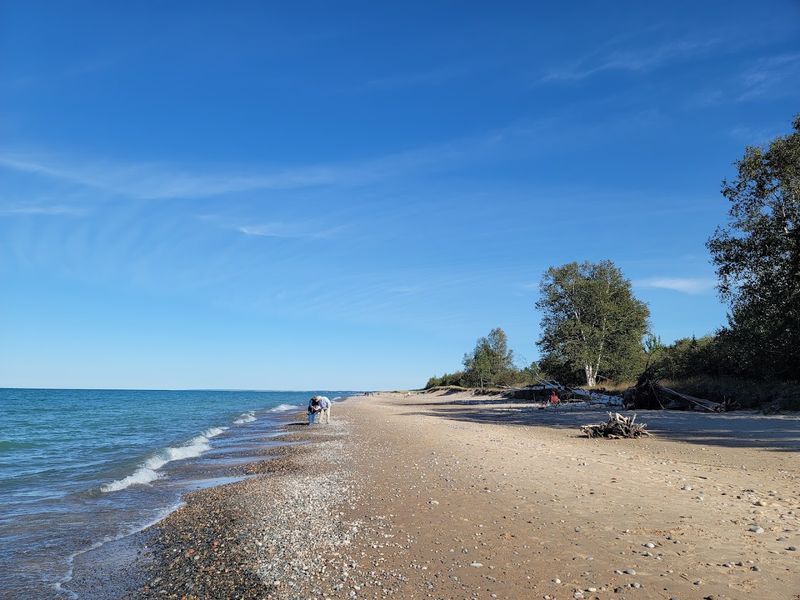 Muskallonge Lake State Park Beach