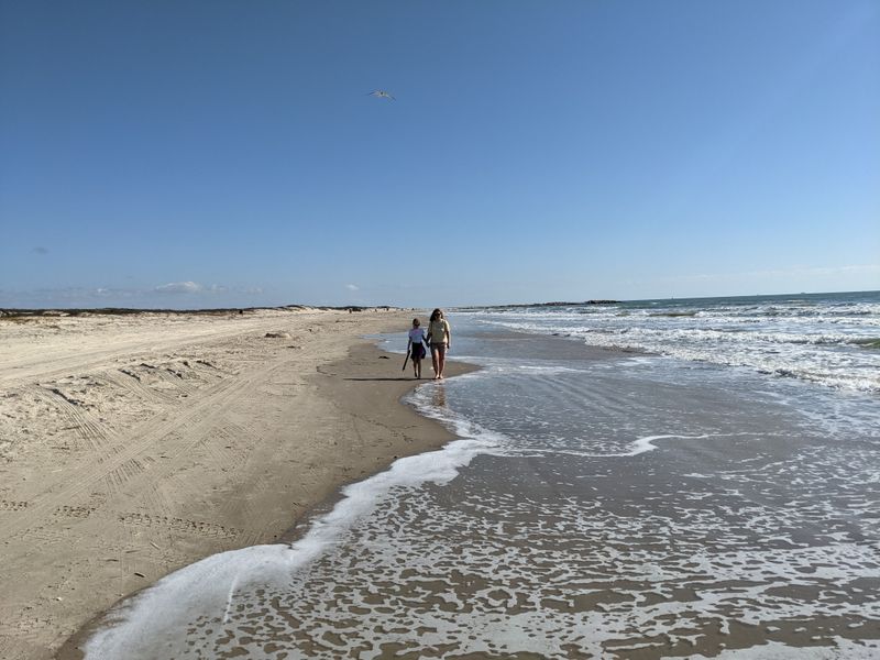 Mustang Island State Park Beach