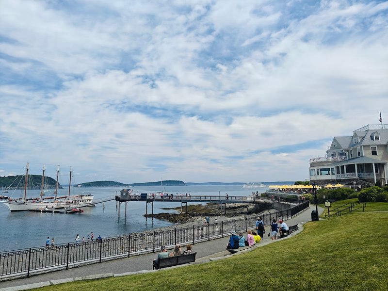 Ocean Views, Benches, and Rocky Shoreline