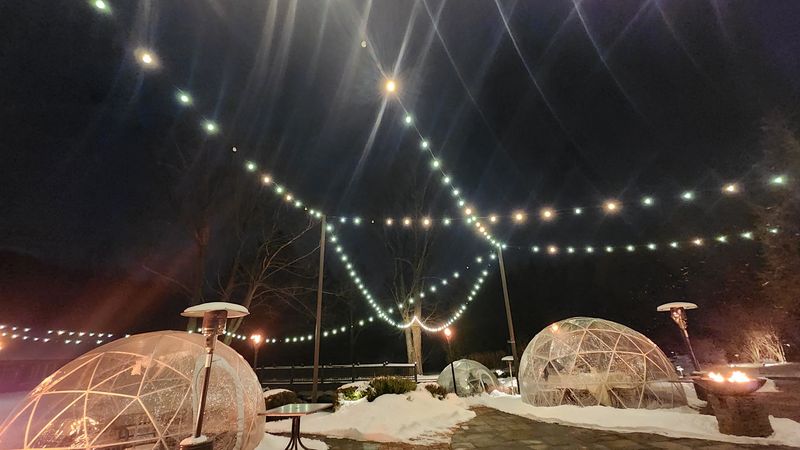 Outdoor amenities add to the seasonal magic