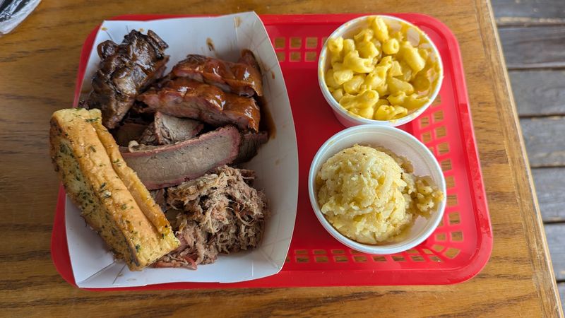 Pulled Pork, Brisket, Ribs, and More Served on Warm Garlic Toast
