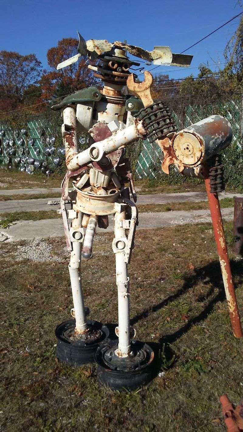 Robot Auto Part Sculptures — Hammonton Robot Auto Part Sculptures — Hammonton
