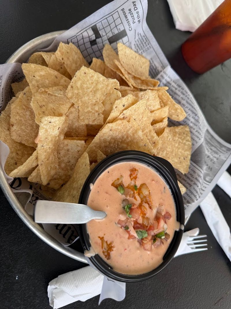 Shrimp Queso And Chips That Start Things Right