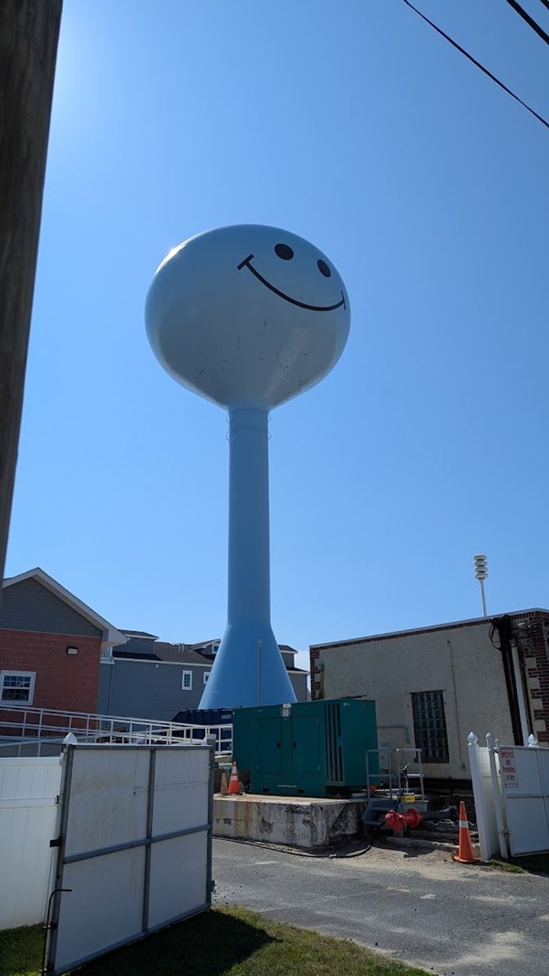 Smiley Face Water Tower - Longport Smiley Face Water Tower - Longport