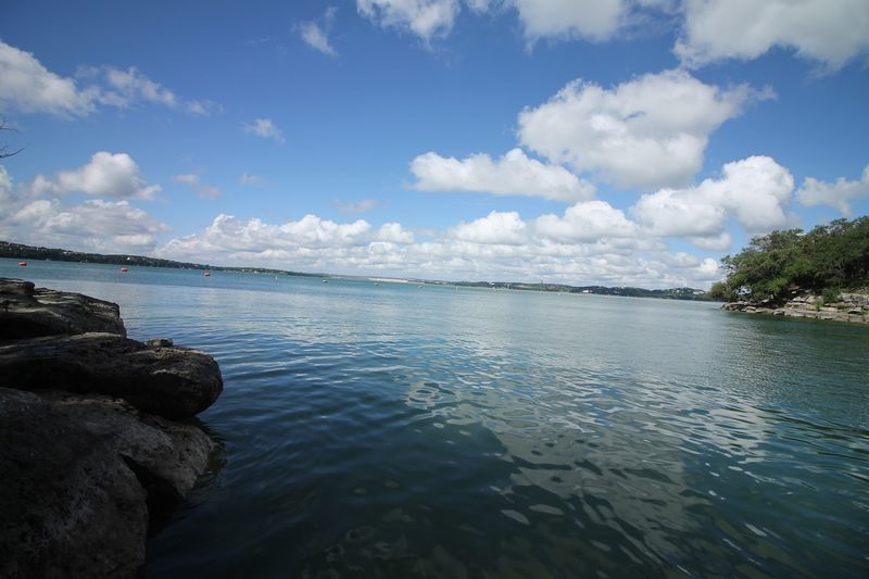 Swimming And Sunbathing In Lake Travis Waters