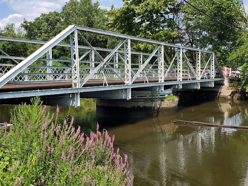 Swing Bridge at New Bridge Landing, New Milford