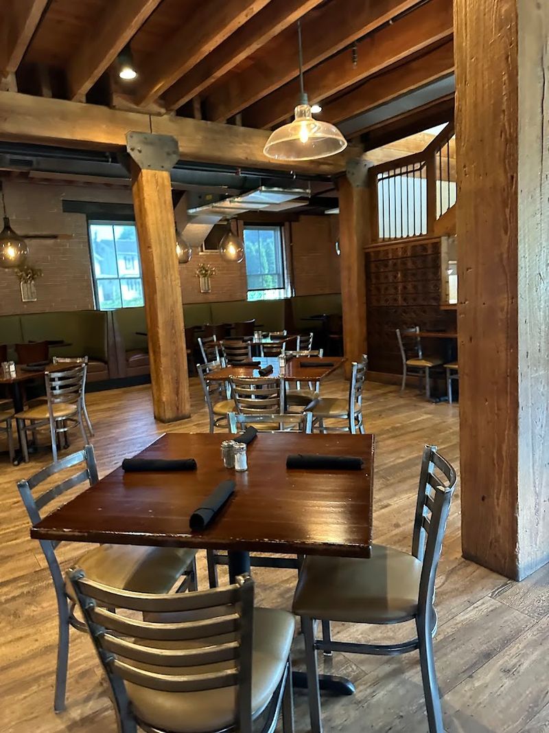 The Atmosphere Balances Rustic Charm And Comfort