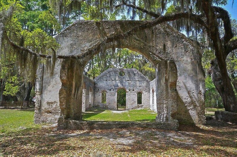 The Chapel of Ease Ruins After Rain