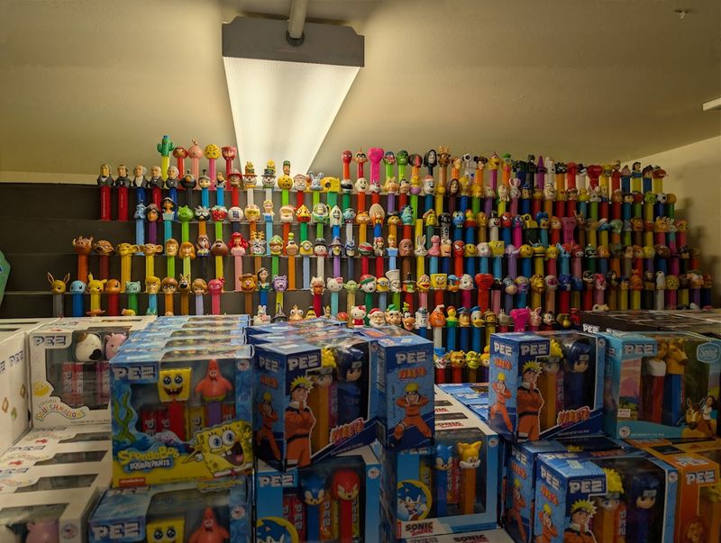 The PEZ room and hidden corners make exploring fun