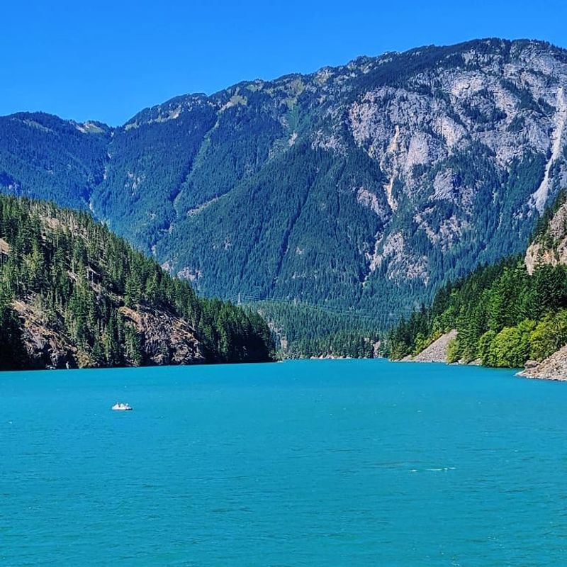 The Turquoise Color That Makes Diablo Lake Famous