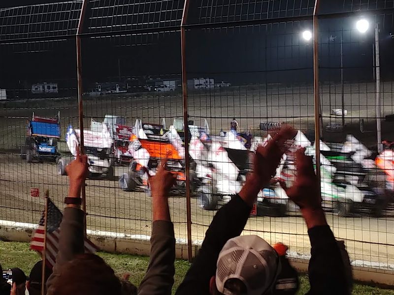 The announcer and crowd spirit make the night memorable