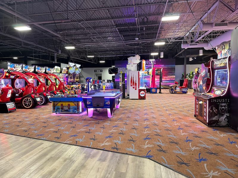The arcade keeps the energy going for hours