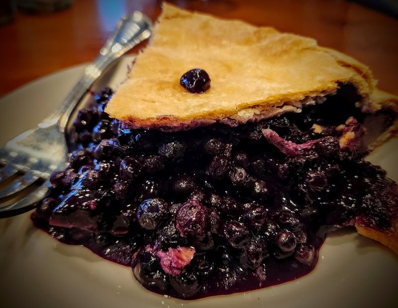 The blueberry pie that steals the spotlight