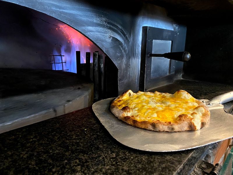 The brick oven crust keeps people coming back