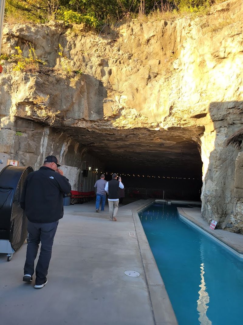 The cave, pool, and amenities make it more than a restaurant