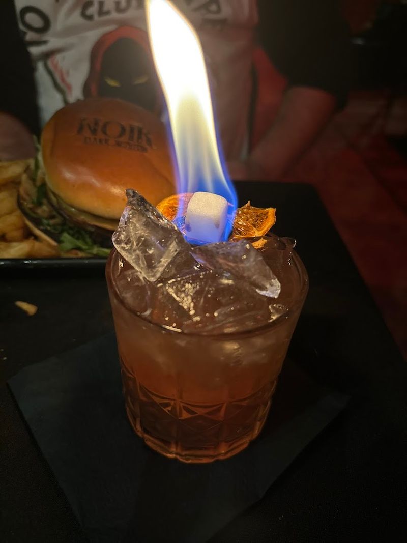 The cocktails are part drink, part performance