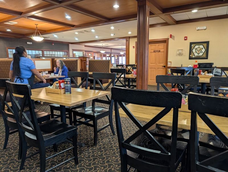 The dining room handles crowds better than you might expect